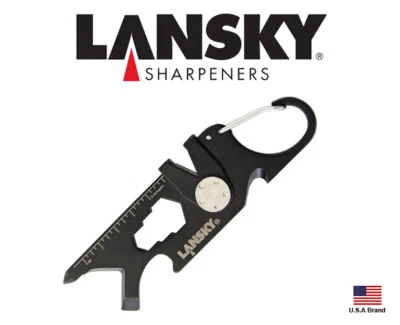 LANSKY Sharpeners Roadie 8 in 1 Keychain Knife Sharpener