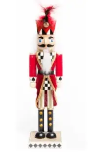 Mackenzie Childs Small Castle Guard Nutcracker 17” Tall