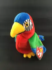 JABBER the Parrot - Ty Beanie Baby with Tag Errors / Oddities