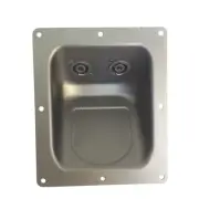 Recessed Jack Plate W/Dual SpeakON NL4 for PA/DJ Speaker Cabinet 161x135mm