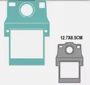 Polaroid Camera Big Metal Cutting Dies Die Cuts Scrapbooking Card Making Craft