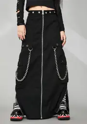 [Widow] Cyber Vamp Maxi Skirt