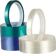 4sets Thermal Transfer Tape Adhesive Tape Electronics Printing 4 Sizes Heat Tape for Circuit Boards Protection 12rolls*4