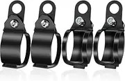 Frienda 2 Pairs Motorcycle Fork Indicator Brackets Metal Motorcycle Turn Signal Mount Brackets Turn Signal Light Indicator Bracket Clamps Black Fork Relocation Clamps, 30-43 mm, Black