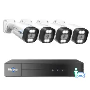 PK-4YHB785 5MP WiFi IP Camera Guard Viewer Security System EU Plug Human Vehicle Detection 2-Way Audio Night Vision IP67