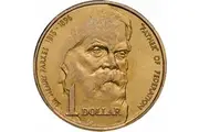 $1 1996 Father of Federation Heavily Circulated AUS One Dollar Coin