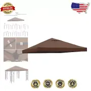 Durable 10'X10' Polyester Canopy Top Cover with Air Vent for Gazebo Replacement