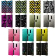OFFICIAL PLDESIGN GEOMETRIC PATTERNS LEATHER BOOK CASE FOR BLACKBERRY ONEPLUS