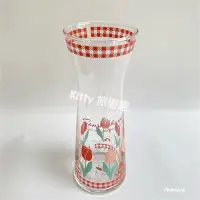 在飛比找Yahoo!奇摩拍賣優惠-[Kitty 旅遊趣] Hello Kitty 花瓶 玻璃瓶