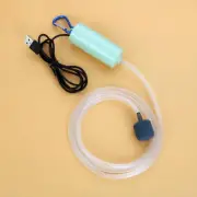 USB Aquarium Mini Nano Air Pump, Fish Tank Small Air Bubbler with Air Stone and