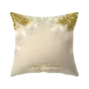 Christmas Pillow Covers Xmas Throw Print Pillowcases Sofa Cushion Cover for Holiday Christmas Home Decorations -Style 1