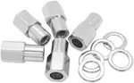 Aeroflow 0.750 Shank Open Nuts M12X1.50Chrome M12 X 1.50mm Wheel (5) - AF3036-7000