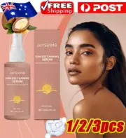 1/2/3 PCS Gradual Sunless Tanning Drops,Self Tanning Drops for Dark Fake Tan