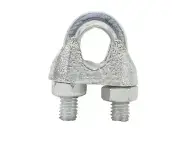 1/8" Galvanized Malleable Wire Rope Clips (50-Pack)