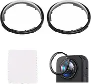 HAFRILY Premium Lens Protector for Insta360 x4, Insta 360 Rotating Lens Protector, Scratch-Resistant Standard Lens Protector, Accessories with Cleaning Cloth (Pack of 2)