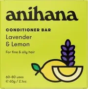 Anihana Conditioner Bar Lavender & Lemon Fine & Oily Hair 60g
