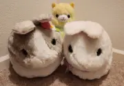 Amuse Rabbit Bunny Alpaca Alpacasso Japan Large Stuffed Animal Plush - 3 Bundle