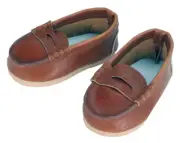 COOLEST Penny Loafers made for 18" American Girl Boy Logan Doll Clothes