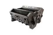 Plastic Replica Engine Block with Non-Removable Heads Small Block Chev 350 V8