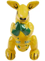 Boxing Kangaroo Yellow Australia Day Inflatable Prop