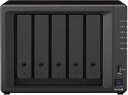 Synology DiskStation DS1522+ NAS Server with Ryzen 2.6GHz CPU, 32GB Memory, 5TB SSD Storage, 1TB M.2 NVMe SSD, 4 x 1GbE LAN Ports, DSM Operating System