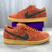 Nike SB Dunk Low Burnt Sunrise Brown Sz 9.5 HF3704-800 Suede Skate Sneakers DS