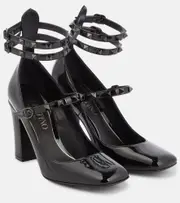 [Valentino Garavani] Valentino Garavani Tan-Go patent leather pumps AU 4.5 black