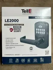 Tell Doors & Hardware LE2000 Cortland Lever Electronic Keypad Lock – New