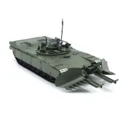 1/72 Scale US Army M1 Panther Mine Plough Tank Model Finished Decoration