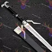 The Witcher 3 Wild Hunt Geralt Of Rivia Sword White Wolf Monster Slayer Sword