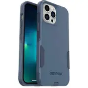OtterBox Apple iPhone 13 Pro Max / iPhone 12 Pro Max Commuter Series Antimicrobial Case - Rock Skip Way (Blue) (77-83456)