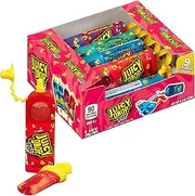 Juicy Drop Pop Variety Pack, Assorted Flavors Sweet Lollipops with Sour Liquid Candy, 0.92 Oz, 9 Count