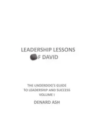 LEADERSHIP LESSONS OF DAVID: THE UNDERDOG'S GUIDE By Denard Ash **BRAND NEW**