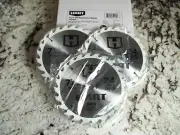 3 NEW HART 7-1/4" Carbide Tipped Circular Saw Blades 24T, 5/8" Arbor