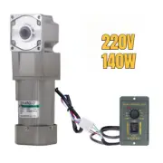 140W Right Angle AC Reduction Motor Electric Gear Motor Speed Adjustment CW/CCW
