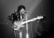 THIN LIZZY Phil Lynott Thin Lizzy 1980 Copenhagen Denmark Old Music Photo