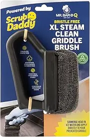 [Mr. Bar-B-Q] Bristle Free XL Steam Clean Griddle/Grill Brush Powered by Scrub Daddy