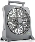 Treva 10 inch Rechargeable Portable Fan Smart Power Air Circulator. Plug-In A...