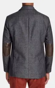 Brooklyn Brigade Men's Disko Blazer - Dark Gray Size 42