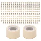 200 PCS 5mm Blonde Color Silicone Lined Micro Rings Beads Linkies For Hair9133