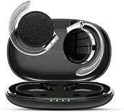 F2 True Wireless Headphones BT 5.2 Ear Hook Earphone with Dual Mic Twins Sports Headset with Charging Box ALKOY