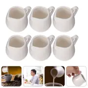 6 Pcs Sauce Trays Silver Creamer Pitcher Spoon Storage Container