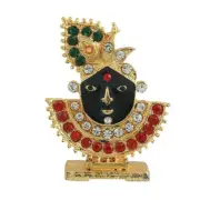 @ Lord Krishna Idol Krishna Face Statue For Car Dashboard Puja q927