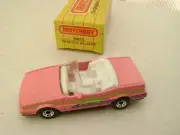 1990 MATCHBOX SUPERFAST MB 72 PINK CADILLAC ALLANTE NEW IN BOX