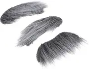 Halloween Costume Essential Realistic Fake Beard Eyebrows Set Self-Adhesive for Quick Application