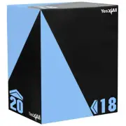 Yes4All 3 in 1 Foam Plyometric Jump Box - Jump Training & Conditioning - Heavy -