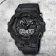 【CASIO 卡西歐】G-SHOCK 尼龍錶帶 雙顯手錶(GA-700BCE-1A)