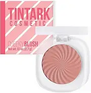 Cheeky Blush Compact for Face Cheeks, Talc Free Blusher Palette, Matte Powder Makeup, Natural Healthy, Mauve Pink Magenta Peach Red, Vegan Cruelty Free