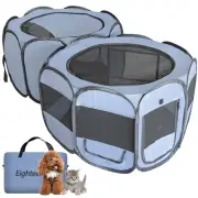 Portable Pet Playpen Foldable Exercise Play Pen Tent Kennel Crate For Puppy Dog