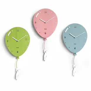 北歐風搖擺兔造型掛鐘 裝飾藝術時鐘 簡約客廳掛鐘 (8.3折)